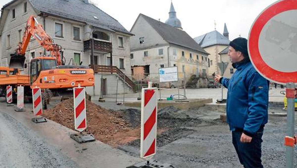 Kronach: Vollsperrung im Ortskern von Rothenkirchen