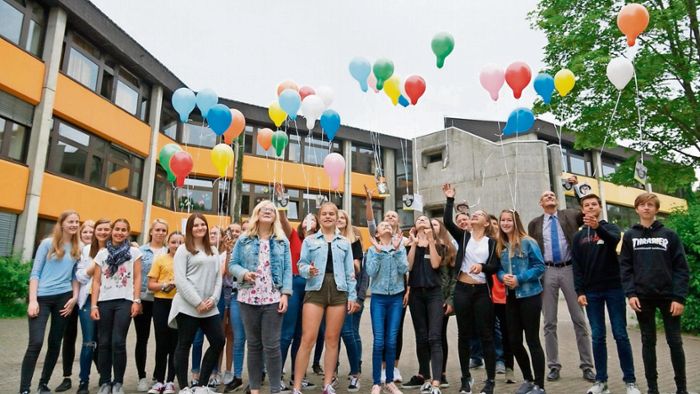 Luftballon-Parade zu Ehren von Anne Frank