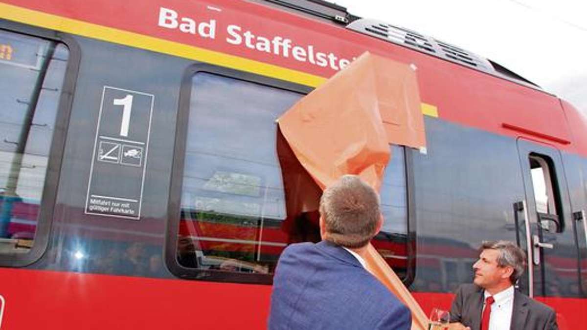 Lichtenfels: Großer Bahnhof für einen Zug