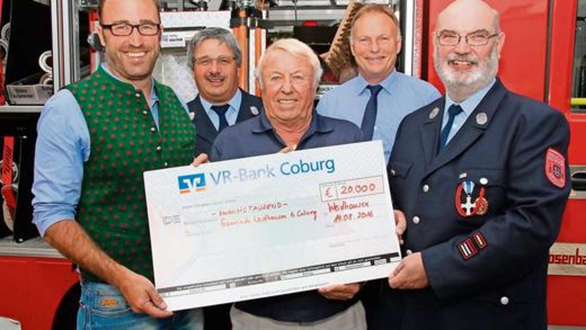 Coburg: Spender hilft bei neuem Feuerwehr-Auto