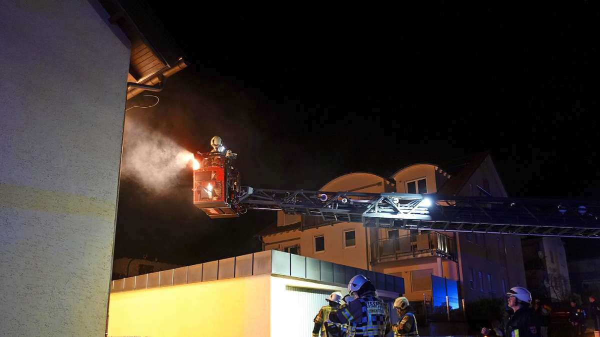 Einsatz in Haßfurt: Wohnung steht in Flammen
