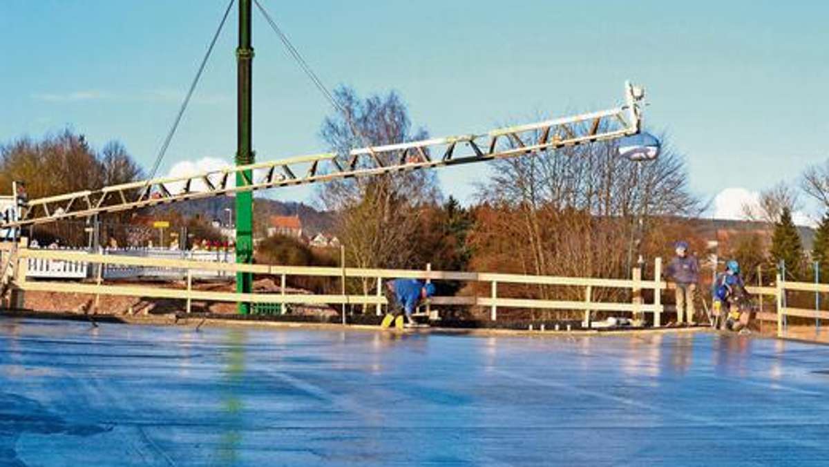 Lichtenfels: Neue Brücke nimmt Formen an