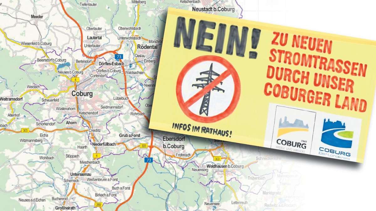 Coburg: Sternmarsch gegen Stromtrassen