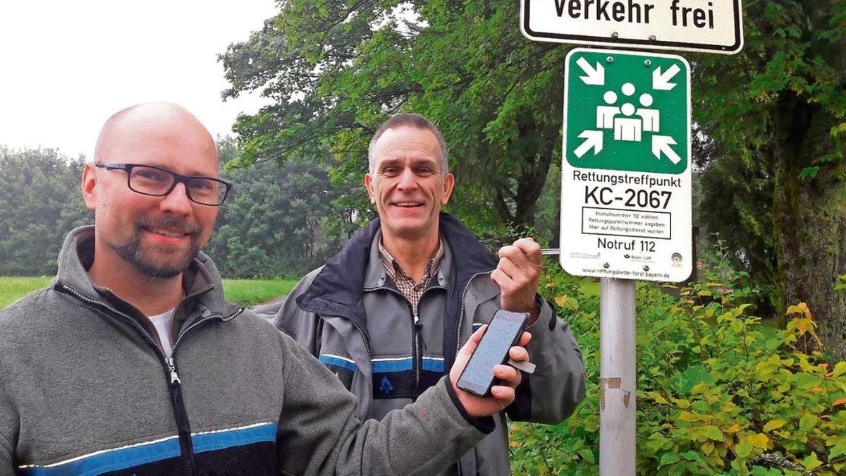 Kronach: Per GPS zur Rettung aus dem Wald