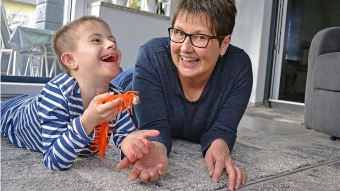 Ein Kind mit Down-Syndrom : Anton aus Küps und sein Spezialeinsatz