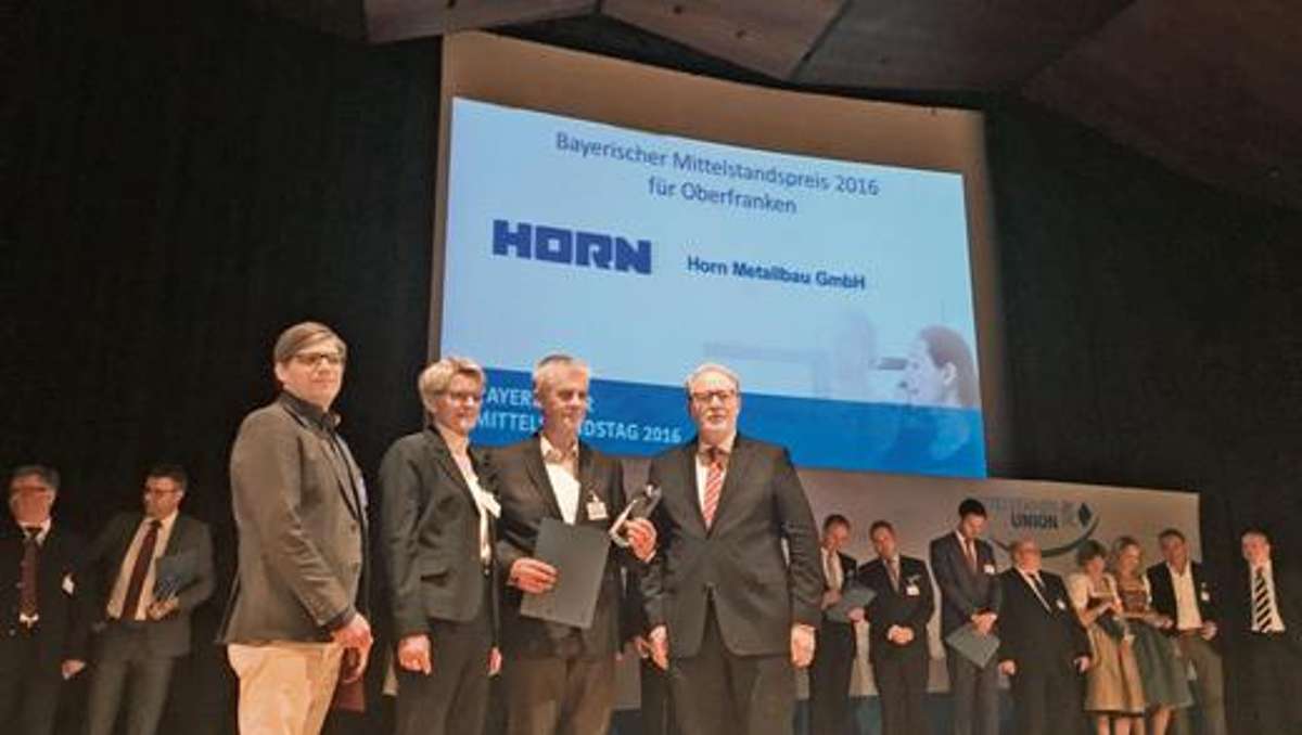 Kronach: Mittelstandspreis für Horn Metallbau