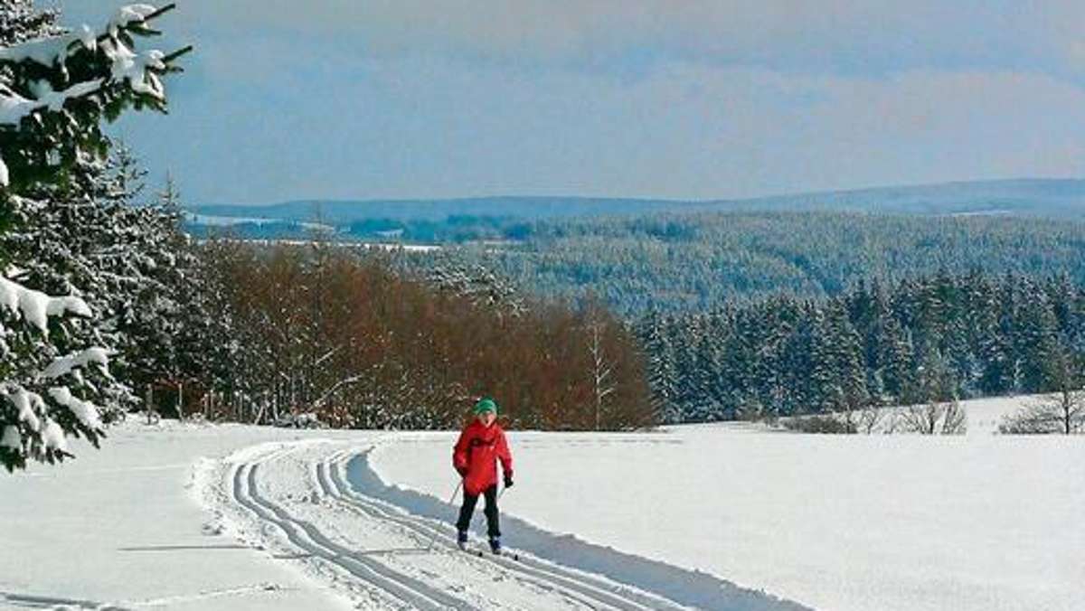 Coburg: Wintersportler freuen sich über Schnee