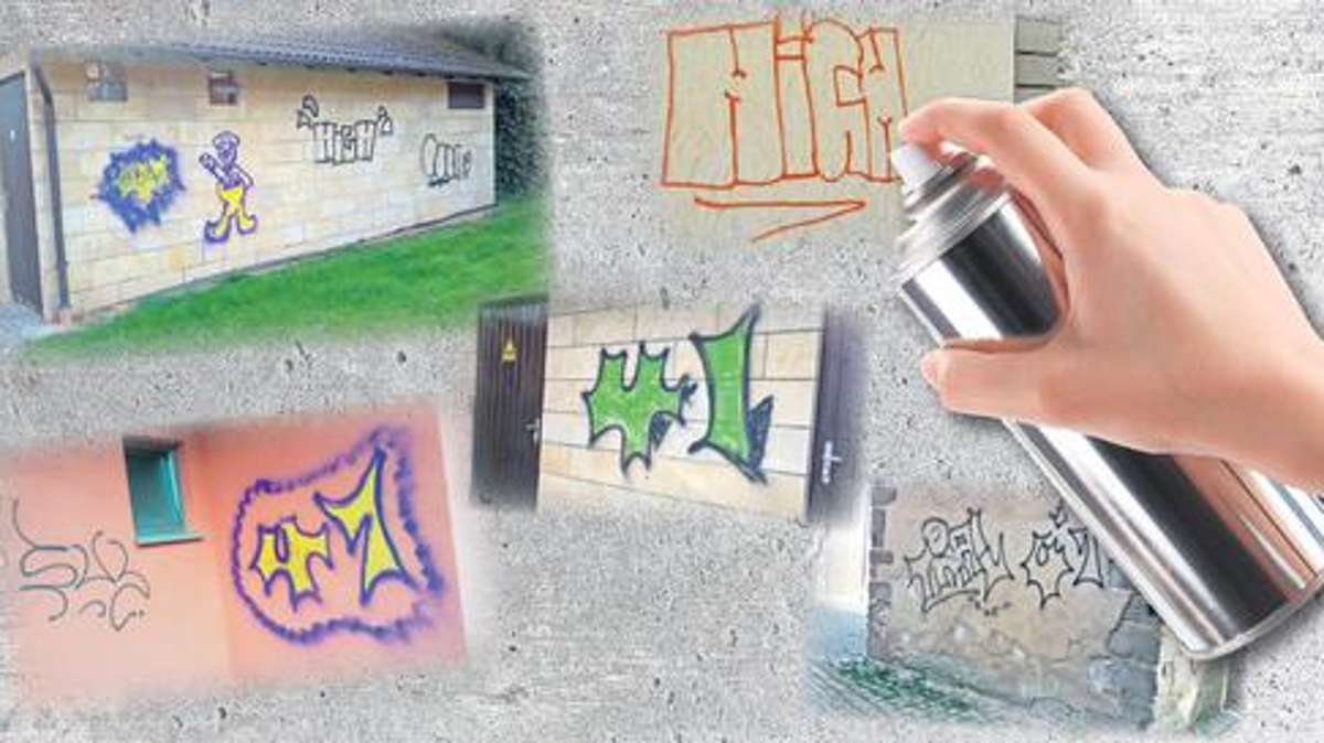 Coburg: Graffiti-Ärger in Bad Rodach