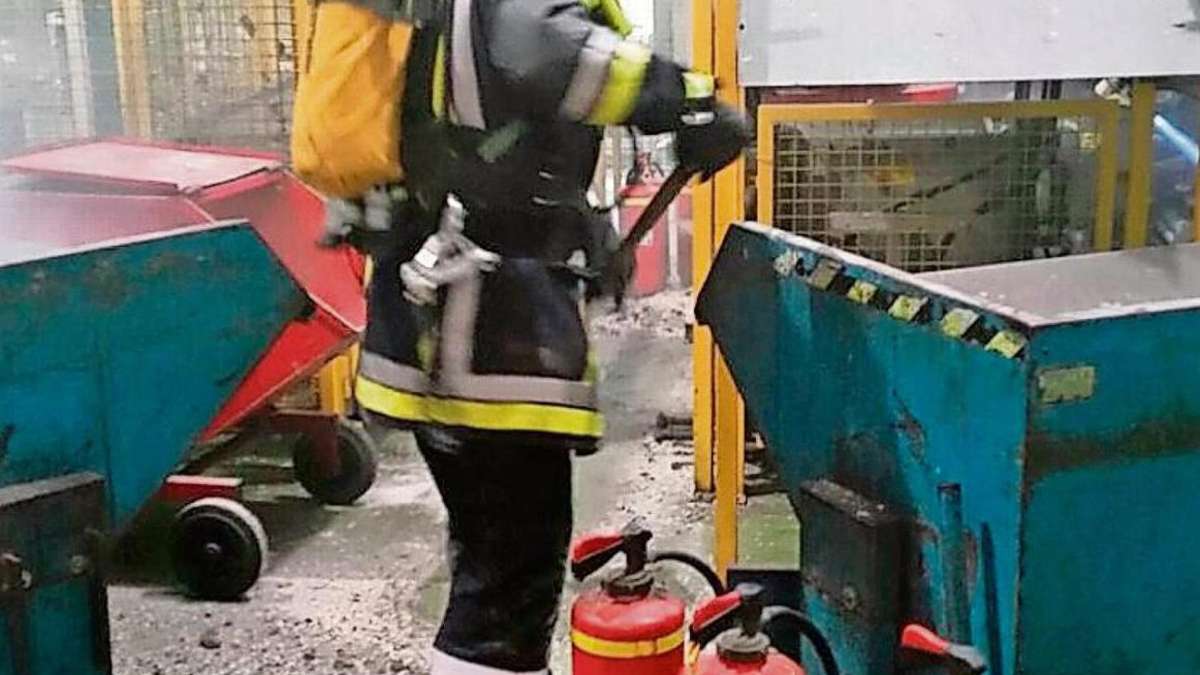 Kronach: Drei Mitarbeiter bei Brand leicht verletzt