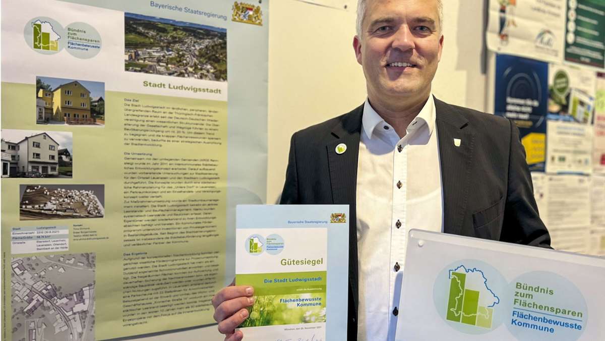 Ludwigsstadt: Ein Gütesiegel für guten Bodenschutz