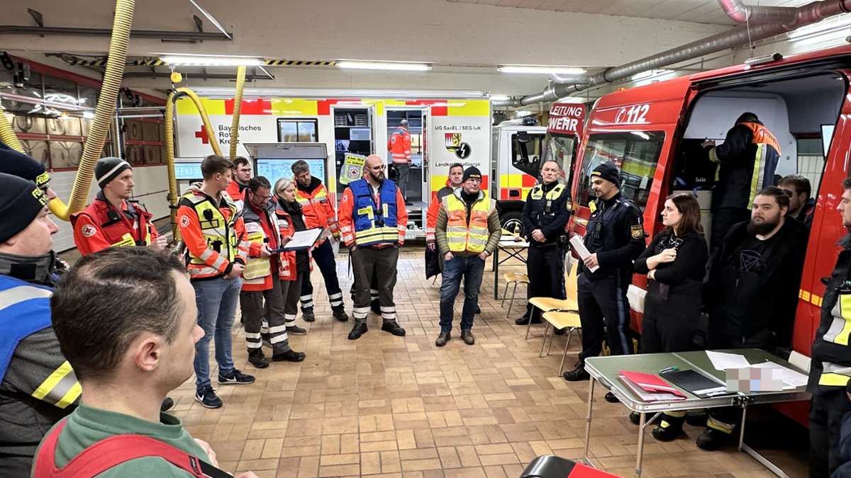 Großalarm in Ebern: Intensive Suche: 38-Jähriger vermisst