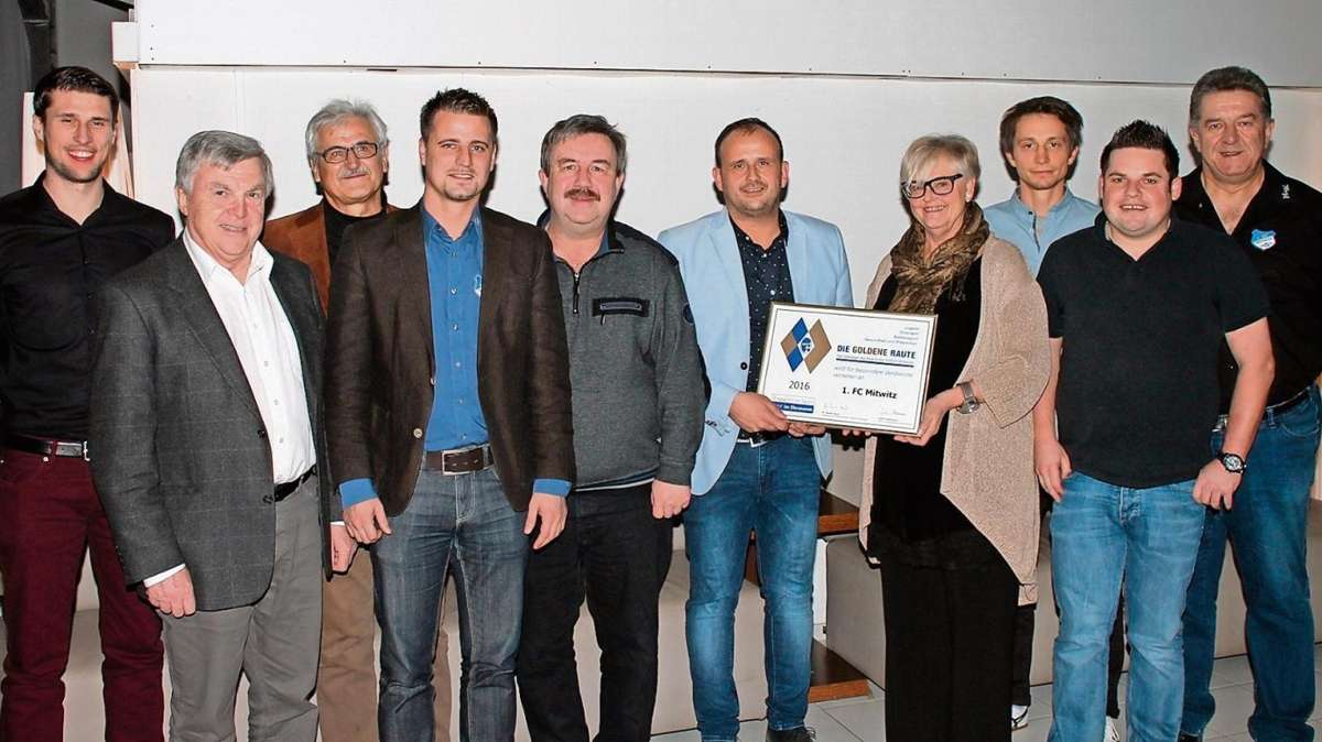 Kronach: Fußballverband vergoldet Arbeit des FC Mitwitz