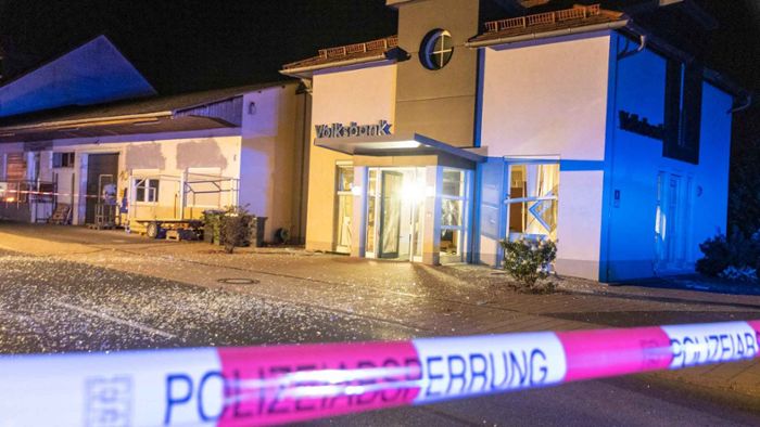 Geldautomat in Forchheim gesprengt