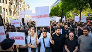 Demonstration: Islamisten-Demo in Hamburg mit 2300 Teilnehmern