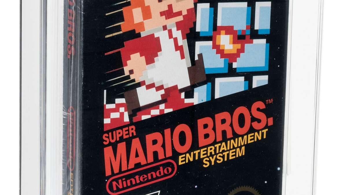 Super Mario Bros.: Videospiel für Rekordsumme in den USA versteigert
