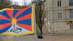 Coburg zeigt Flagge für Tibet