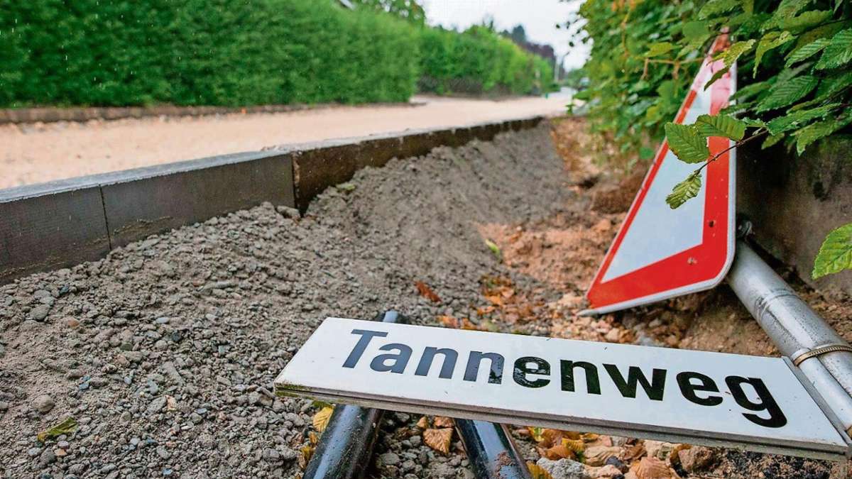 Weitramsdorf: Im Tannenweg müssen die Bagger anrücken