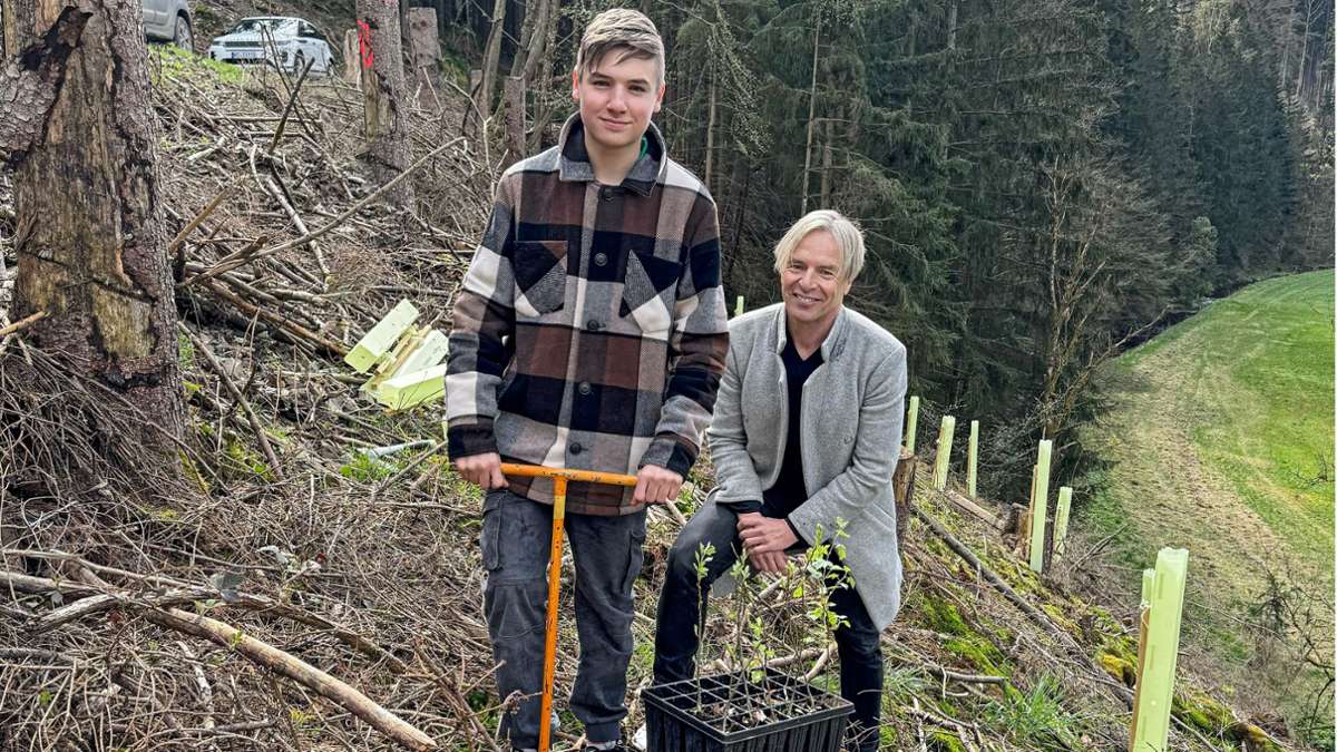 Wilhelmsthal: Nachwachsende Spende für den Zukunftswald