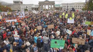 Veranstalter: 270.000 Menschen beim Klimastreik in Berlin
