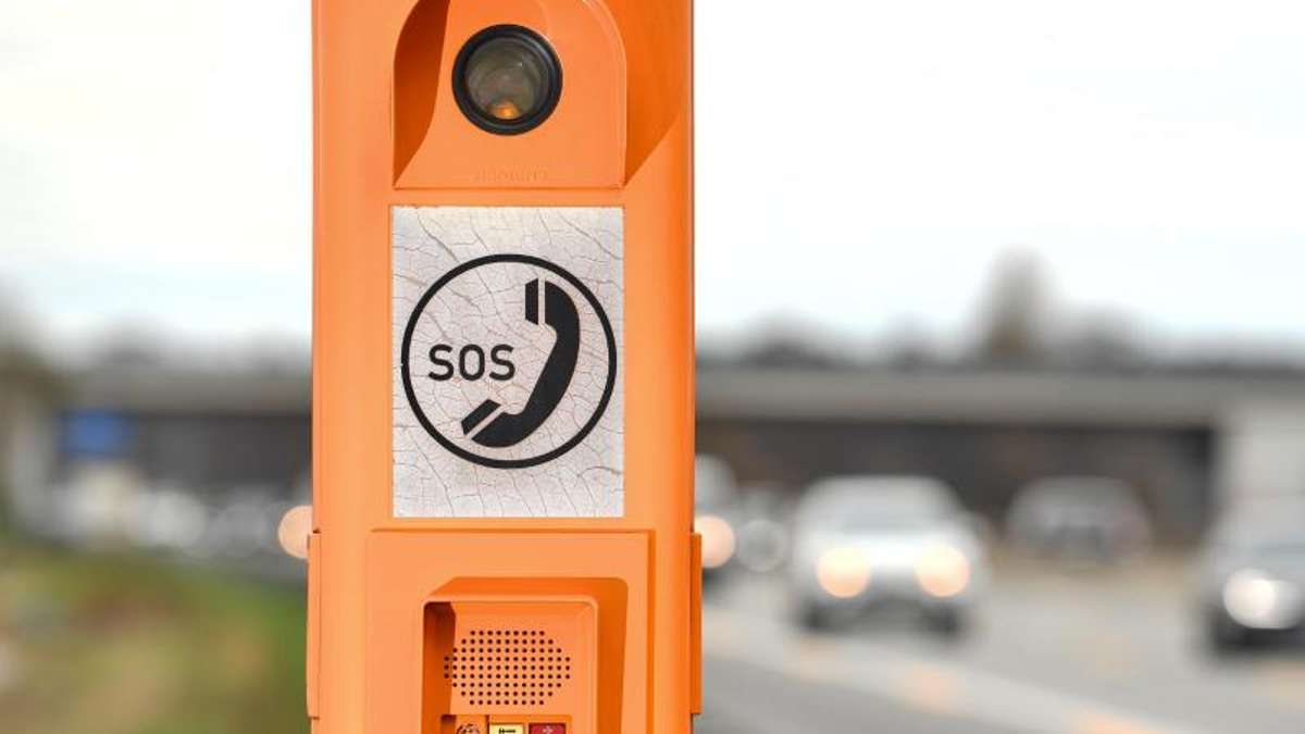 Länderspiegel: Meistgenutzte Autobahn-Notrufsäule steht in Oberfranken