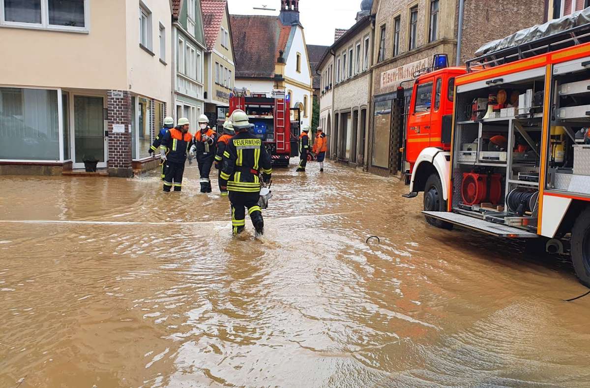 Hochwasser Land Unter In Ebern Hassberge Neue Presse Coburg