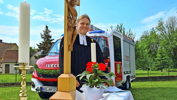 Feier in Memmelsdorf: Mit Gottes Segen und wieder mehr Fahrern zum Einsatz