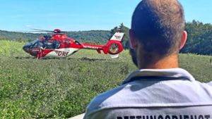 Wanderer muss mit Hubschrauber gerettet werden
