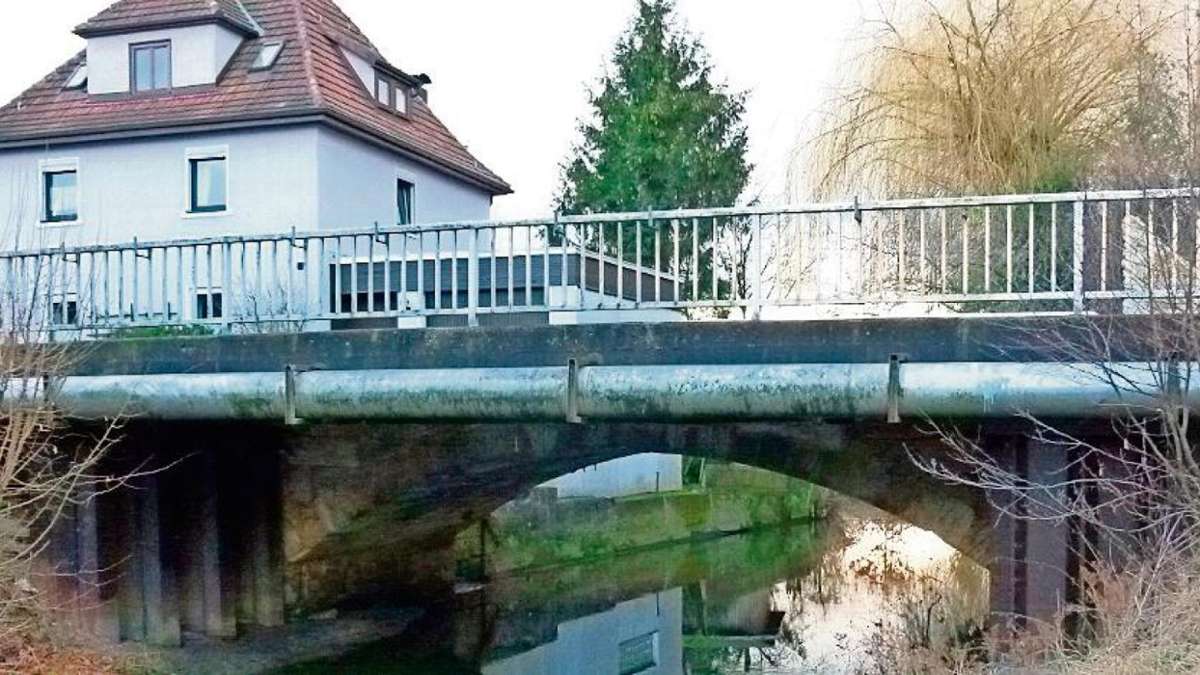 Coburg: Brücke über die Röden ist marode