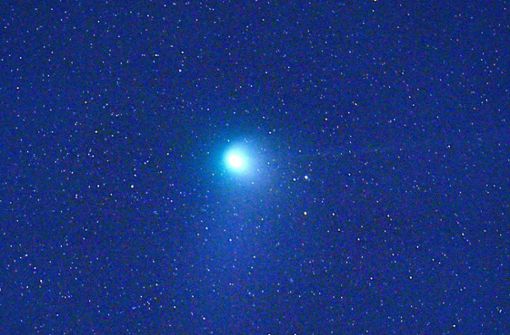 Der grüne Komet flog im Februar nah an der Erde vorbei. Foto: IMAGO/Kyodo News