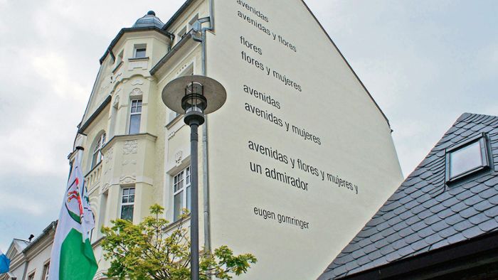 Kritisiertes Gomringer-Gedicht soll an Fassade von PEN-Zentrum