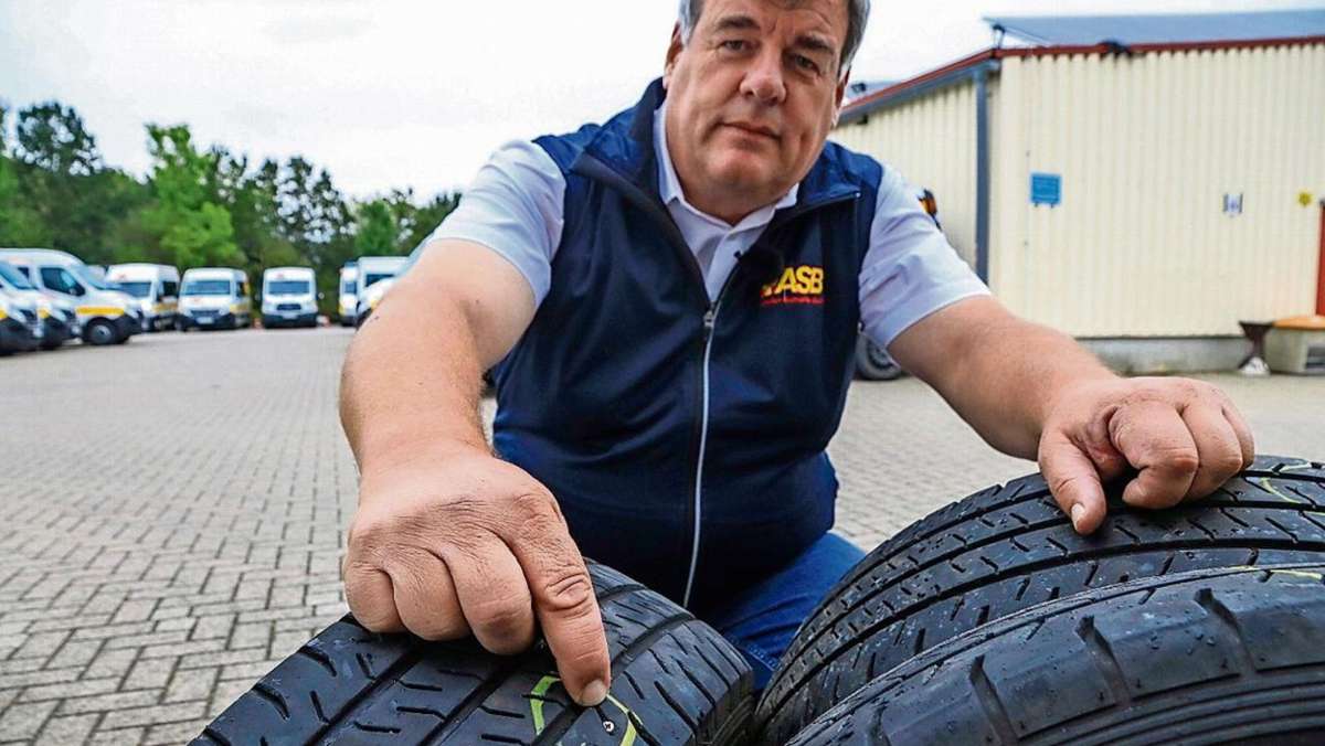 Coburg: Bange Blicke auf die Reifen
