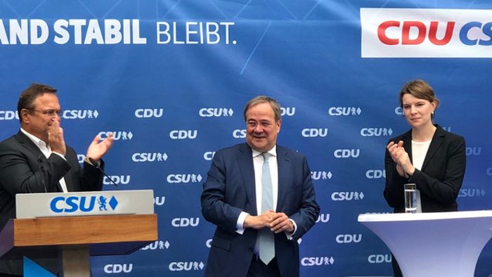 Wahlkampf: Kanzlerkandidat Laschet in Thurnau auf Stimmenfang