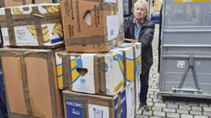 Zwei Tonnen Hilfe für die Ukraine