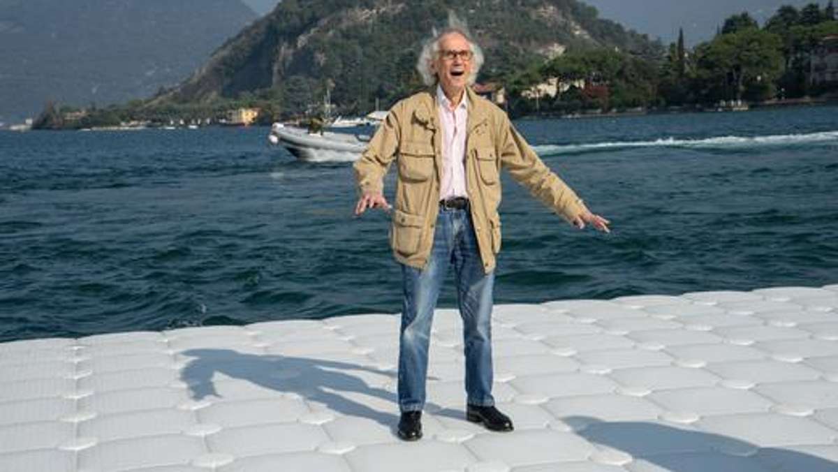 Feuilleton: «Floating Piers»: Künstler Christo baut schwimmende Stege im Iseo-See