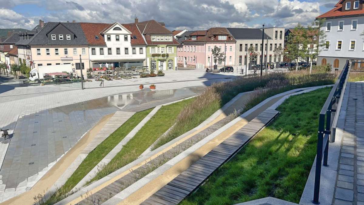 Neustadt: Marktplatz Teil der Architektouren 2023
