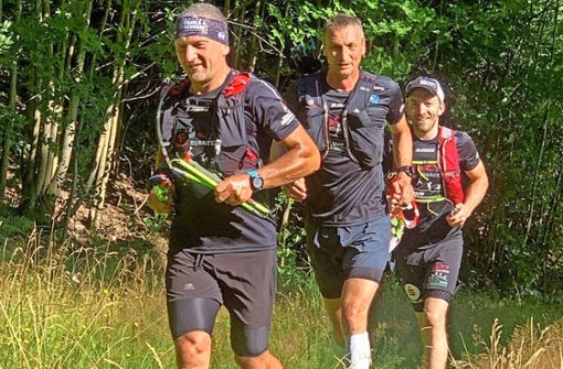 Soweit die Füße tragen: Die Crazy Runners aus dem Frankenwald sammeln Kilometer und Höhenmeter, wann und wo immer möglich. Foto: Crazy Runners