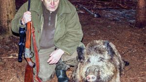 Frankenwald: 140 Kilo schweres Wildschwein vor der Flinte