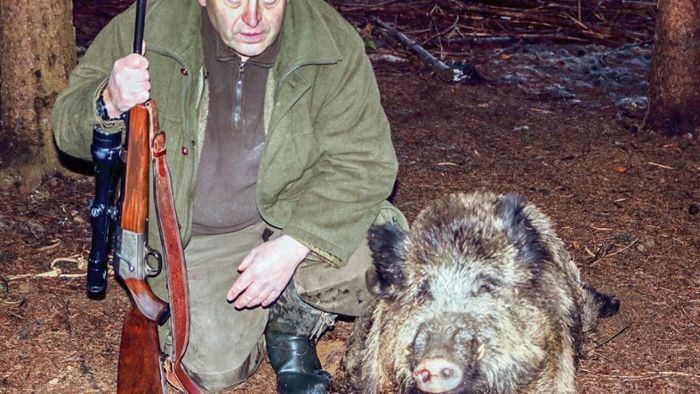 Frankenwald: 140 Kilo schweres Wildschwein vor der Flinte