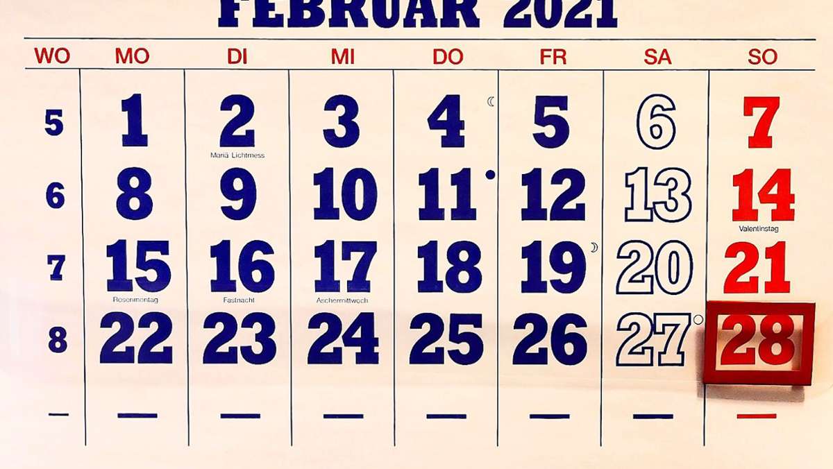Pure Kalender-Ästhetik: Was den Februar dieses Jahr so perfekt macht