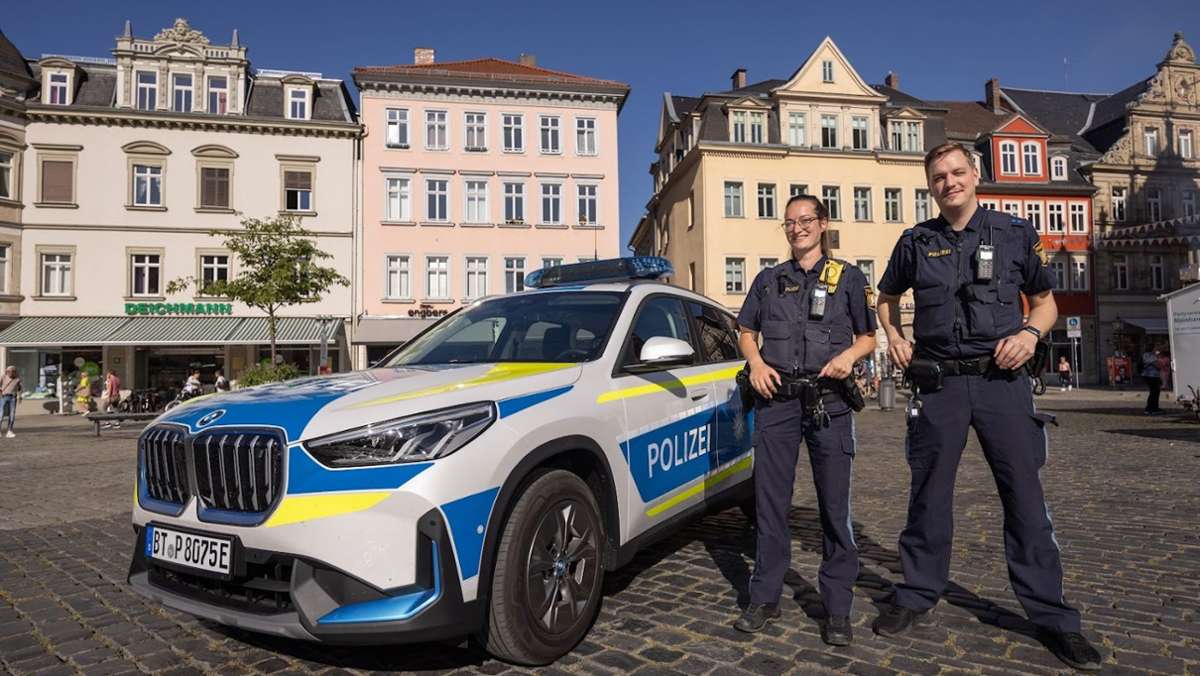 E-Auto in Coburg: Polizei fährt jetzt elektrisch