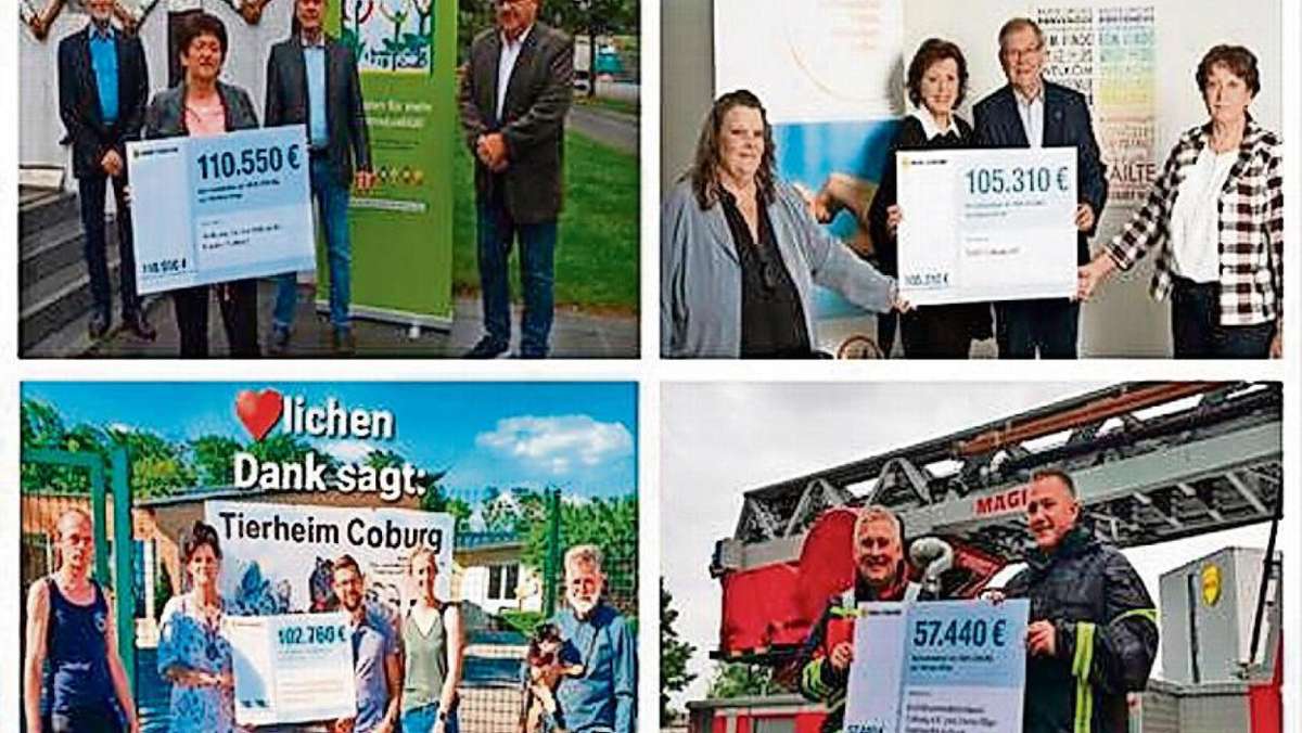 Coburg: HUK stiftet fast eine Million Euro