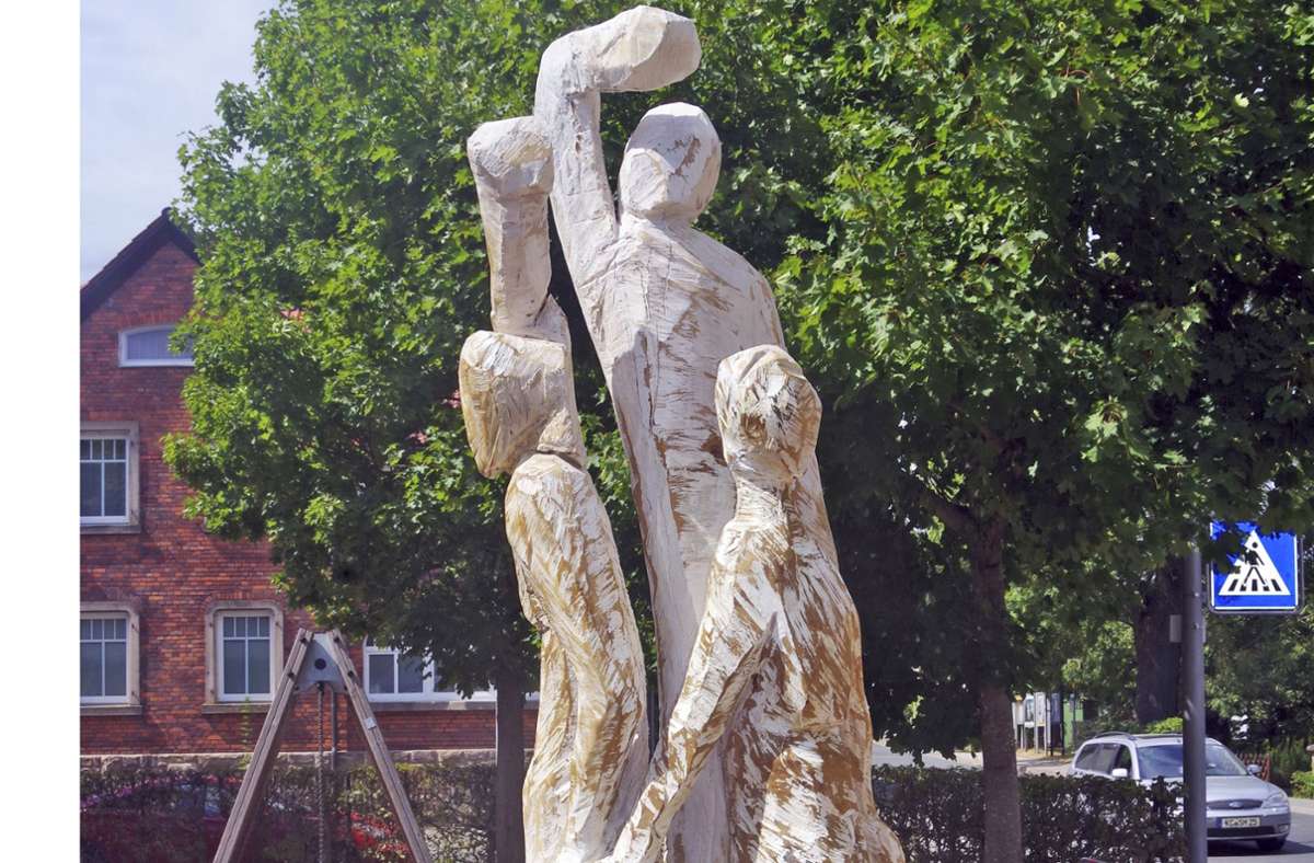 „Das Leben“ hat Jolanta Switajski ihre Skulptur genannt.