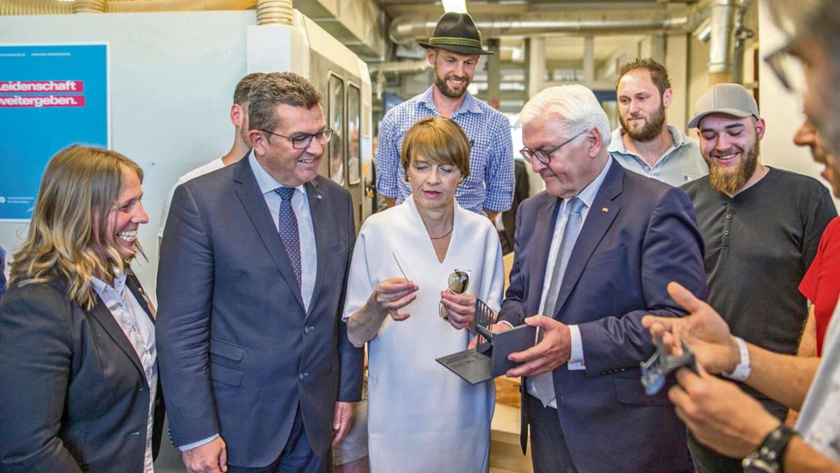 Bayreuth: Der Bundespräsident ganz digital