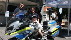 Familienausflug zur Kronacher Polizei