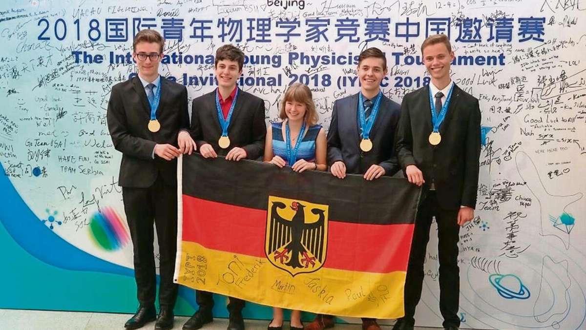 Kronach/Peking: Fünf junge Physik-Asse gewinnen Gold