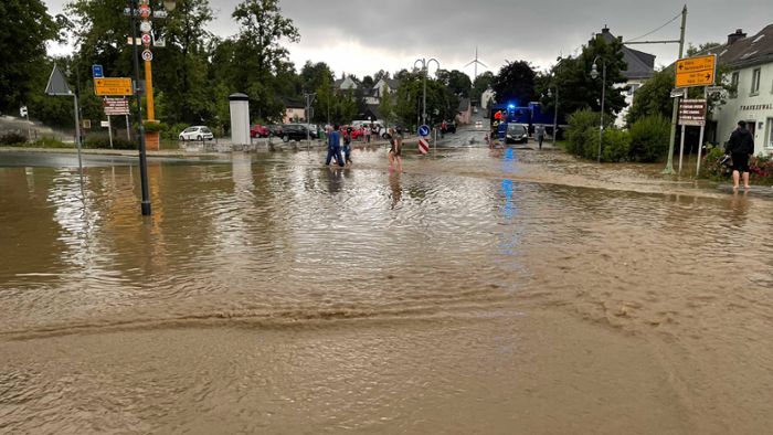 Wassermassen: Katastrophenfall im Landkreis Hof aufgehoben