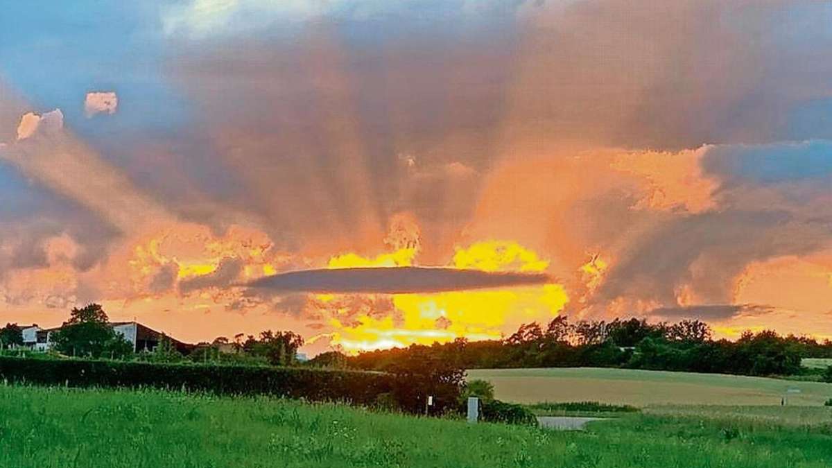 Coburg: Sonnenexplosion über Neundorf