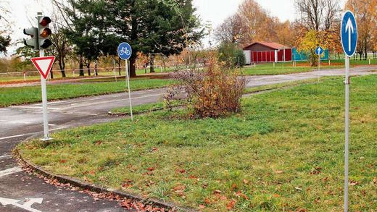 Hassberge: Verkehrsübungsplatz bekommt Kreisverkehr