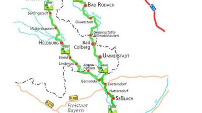 Werra-Obermain-Radweg wird eingeweiht