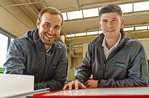 Jonas Ludewig (links) und Nico Sonnefeld haben den Lockdown zur Firmengründung genutzt. Foto:  